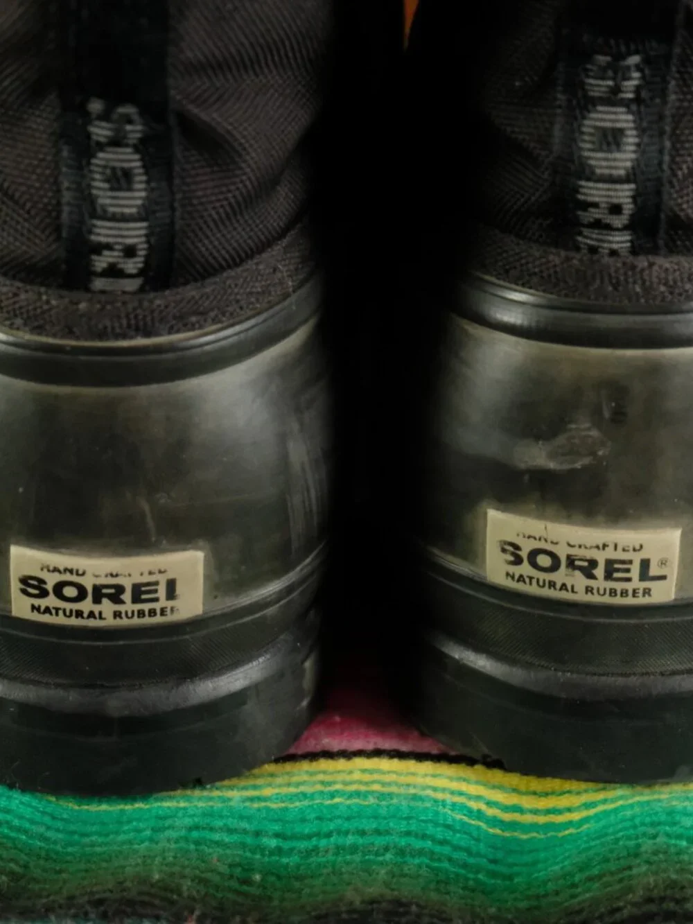 Sorel Winter Boots Womens 10 Black Glacier Insulated Retro - Picture 6 of 10